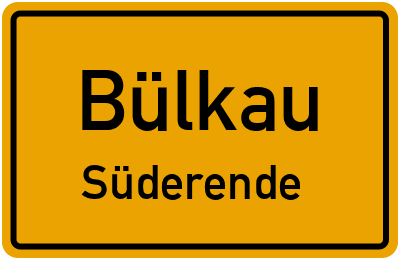 Straßenverzeichnis Bülkau Süderende