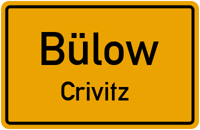 Straßenverzeichnis Bülow Crivitz