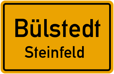 Straßenverzeichnis Bülstedt Steinfeld