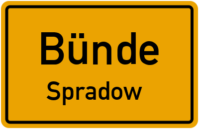 Straßenverzeichnis Bünde Spradow