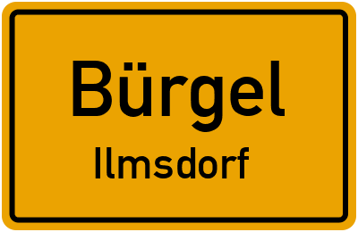 Straßenverzeichnis Bürgel Ilmsdorf