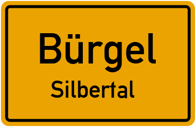 Straßenverzeichnis Bürgel Silbertal