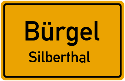Straßenverzeichnis Bürgel Silberthal
