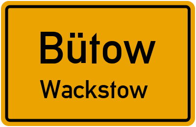 Straßenverzeichnis Bütow Wackstow