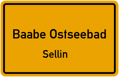 Straßenverzeichnis Baabe Ostseebad Sellin