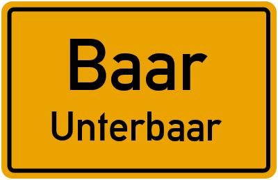 Straßenverzeichnis Baar Unterbaar