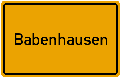 Branchenbuch Babenhausen, Hessen