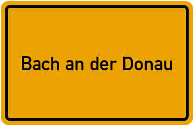 Bach an der Donau in Bayern