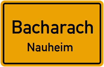 Straßenverzeichnis Bacharach Nauheim