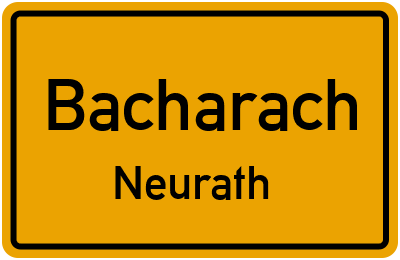 Straßenverzeichnis Bacharach Neurath