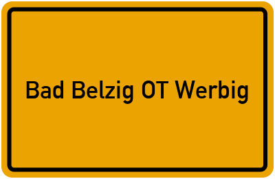 Branchenbuch Bad Belzig OT Werbig, Brandenburg