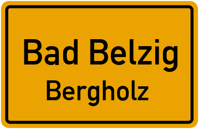 Straßenverzeichnis Bad Belzig Bergholz