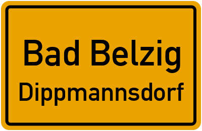 Straßenverzeichnis Bad Belzig Dippmannsdorf