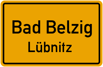 Straßenverzeichnis Bad Belzig Lübnitz