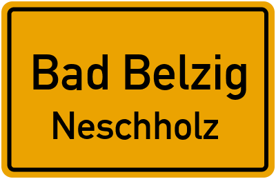 Straßenverzeichnis Bad Belzig Neschholz