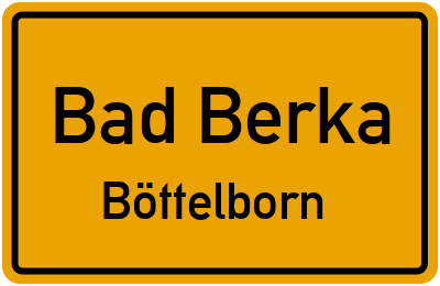 Straßenverzeichnis Bad Berka Böttelborn