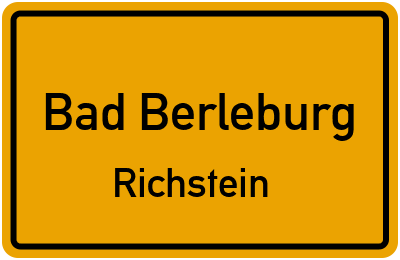Straßenverzeichnis Bad Berleburg Richstein