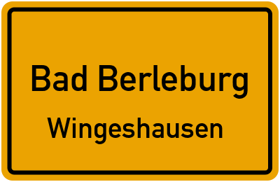 Straßenverzeichnis Bad Berleburg Wingeshausen
