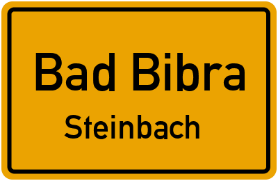 Straßenverzeichnis Bad Bibra Steinbach