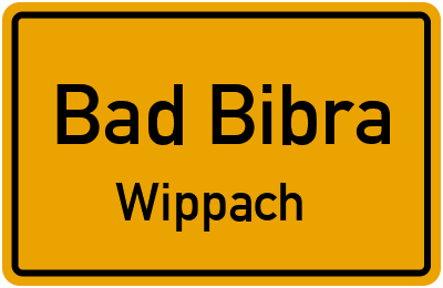 Straßenverzeichnis Bad Bibra Wippach