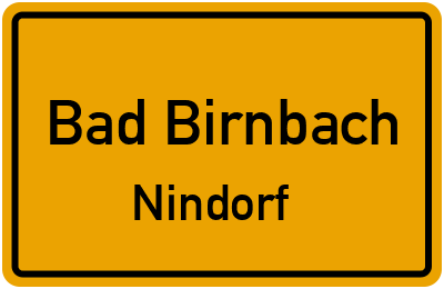 Straßenverzeichnis Bad Birnbach Nindorf