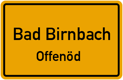 Straßenverzeichnis Bad Birnbach Offenöd