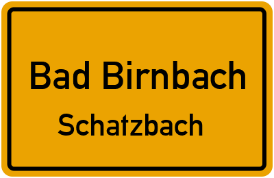 Straßenverzeichnis Bad Birnbach Schatzbach