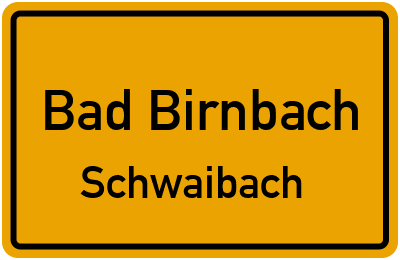Straßenverzeichnis Bad Birnbach Schwaibach