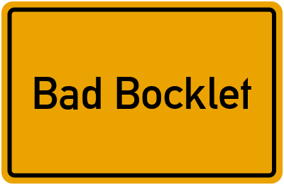 Bad Bocklet in Bayern