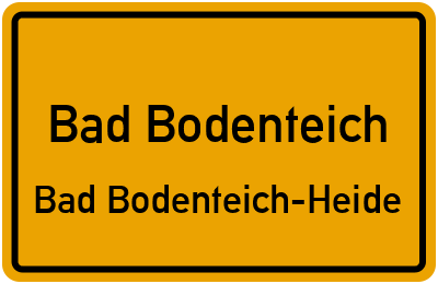 Straßenverzeichnis Bad Bodenteich Bad Bodenteich-Heide