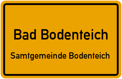 Straßenverzeichnis Bad Bodenteich Samtgemeinde Bodenteich