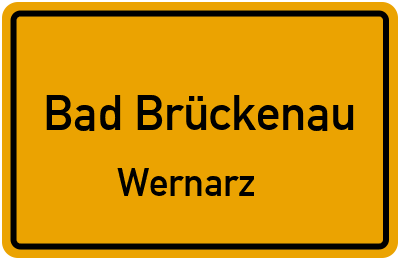 Straßenverzeichnis Bad Brückenau Wernarz