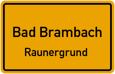 Straßenverzeichnis Bad Brambach Raunergrund