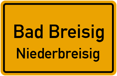 Straßenverzeichnis Bad Breisig Niederbreisig