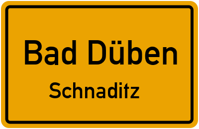 Straßenverzeichnis Bad Düben Schnaditz