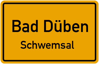 Straßenverzeichnis Bad Düben Schwemsal