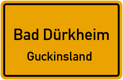 Straßenverzeichnis Bad Dürkheim Guckinsland