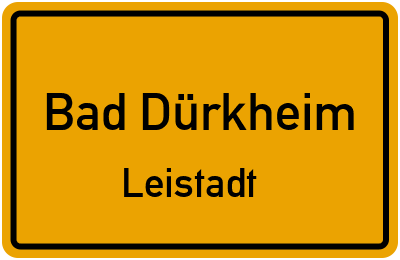 Straßenverzeichnis Bad Dürkheim Leistadt