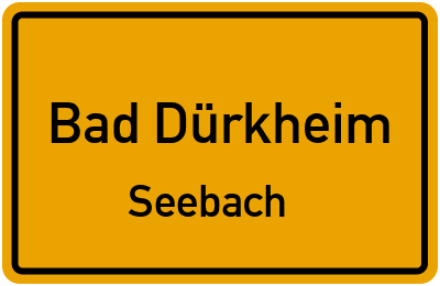 Straßenverzeichnis Bad Dürkheim Seebach