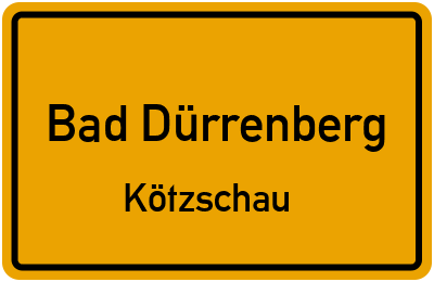 Straßenverzeichnis Bad Dürrenberg Kötzschau