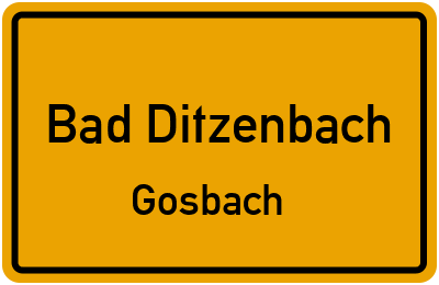Straßenverzeichnis Bad Ditzenbach Gosbach