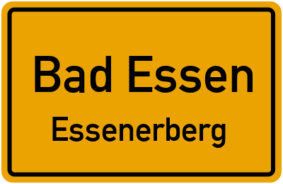 Straßenverzeichnis Bad Essen Essenerberg