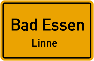 Straßenverzeichnis Bad Essen Linne