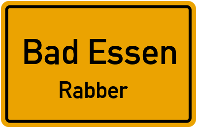 Straßenverzeichnis Bad Essen Rabber