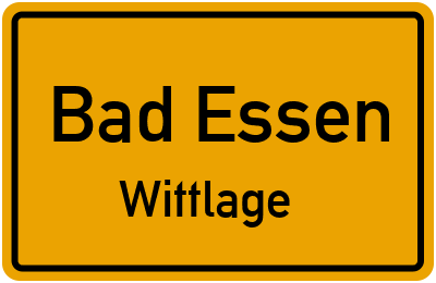 Straßenverzeichnis Bad Essen Wittlage