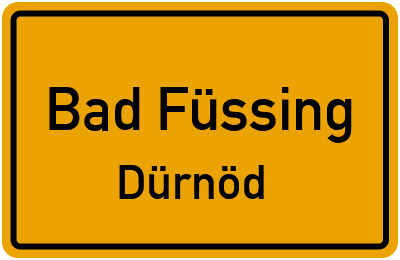 Straßenverzeichnis Bad Füssing Dürnöd