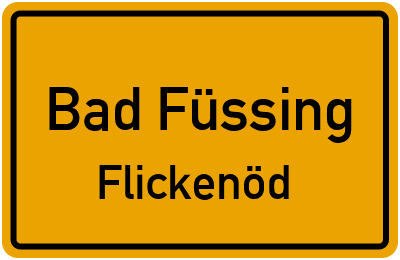 Straßenverzeichnis Bad Füssing Flickenöd