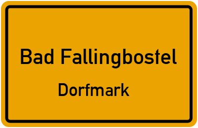 Straßenverzeichnis Bad Fallingbostel Dorfmark
