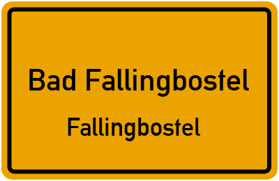Straßenverzeichnis Bad Fallingbostel Fallingbostel