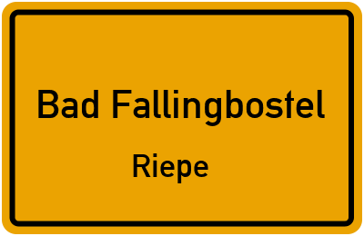 Straßenverzeichnis Bad Fallingbostel Riepe